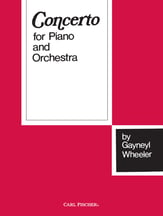 Concerto for Piano and Orchestra piano sheet music cover